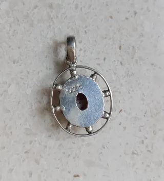 Ciondolo Argento 925 e Corniola