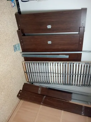 Cama Matrimonio de madera + cabecero + somier