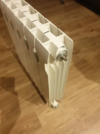 Radiador de agua 6 elementos. Distancia ejes 50 cm