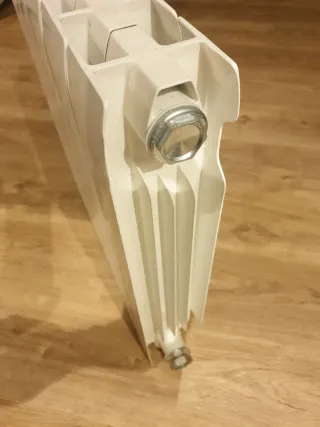 Radiador de agua 6 elementos. Distancia ejes 50 cm