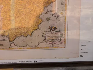 Mapa Península Ibérica 1570