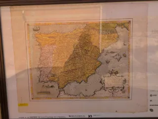 Mapa Península Ibérica 1570