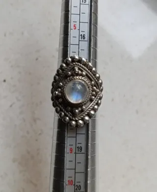 Anello Argento 925 Pietra di Luna