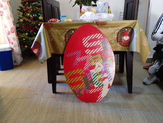 Tabla de surf/skate roja