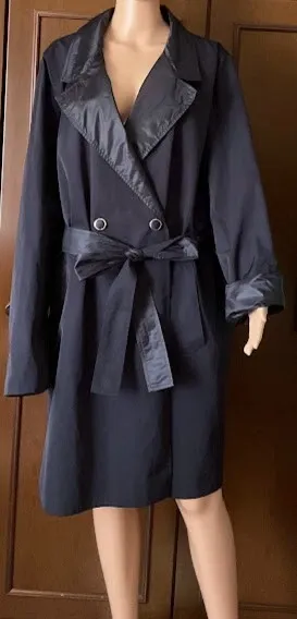 Impermeabile reversibile MARINA RINALDI blu IT 52