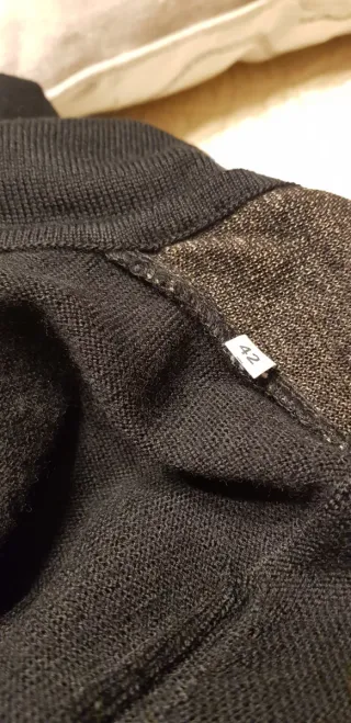 Jersey cuello alto estampado animal print