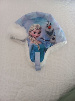 Gorro de nieve Frozen Elsa y Olaf
