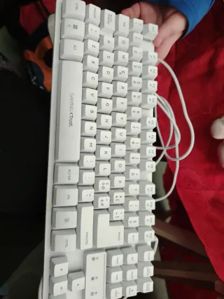 Tastiera GAMINGX Trust bianca