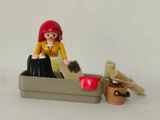 Playmobil lavandera pesebre