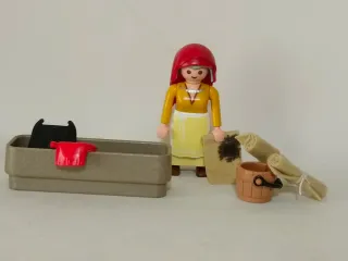 Playmobil lavandera pesebre