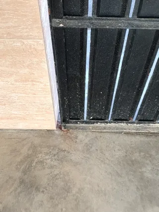 Cancela de hierro forjado