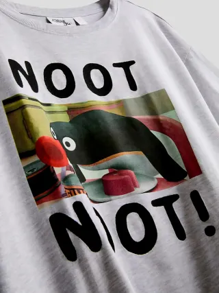 Vestaglia Pingu NOOT NOOT Grigia