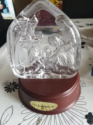 Scultura Sacra Famiglia Illuminata