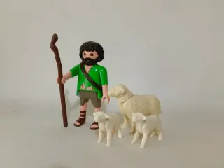 Pastor con ovejas Playmobil para belén