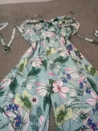 Mono largo estampado floral talla L