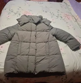 Plumífero mujer verde