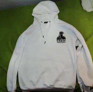Sudadera Tupac Blanca