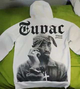 Sudadera Tupac Blanca