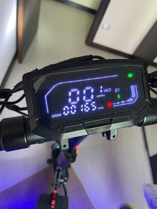 Patinete eléctrico Iscooter X3 Negro/Rojo