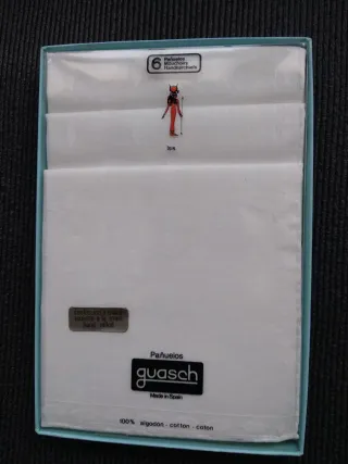 Pañuelos Guasch de Lujo - 6 Unidades