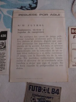 4 Cromos de Fútbol Colección