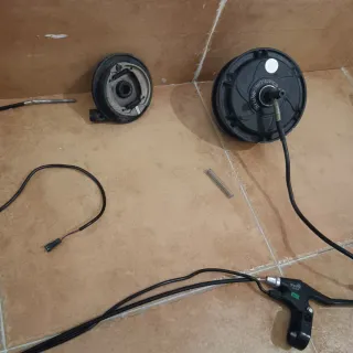 Motor 350w-450w con freno tambor