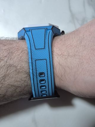 Reloj 2D 44mm Blanco y Azul