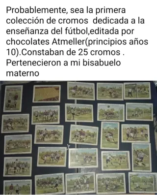 Colección Cromos Fútbol Atmeller Años 10