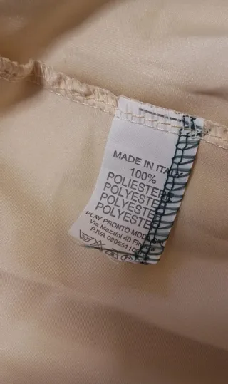 Abito elegante oro con strass