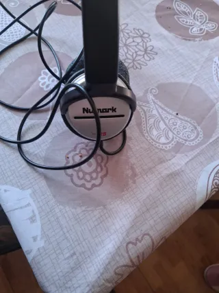 Auriculares DJ Negro y Plateado