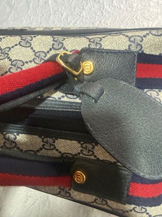 Valigia Gucci Beige e Blu
