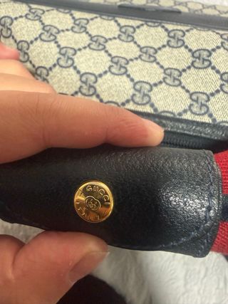 Valigia Gucci Beige e Blu