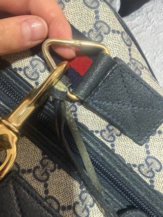 Valigia Gucci Beige e Blu