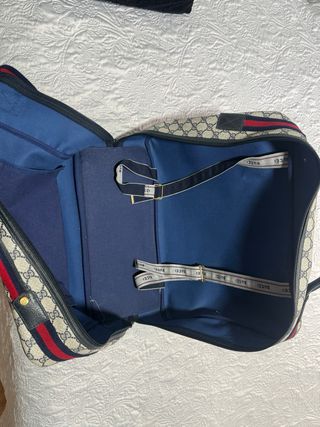 Valigia Gucci Beige e Blu