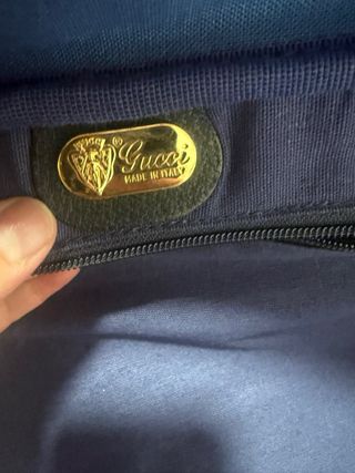 Valigia Gucci Beige e Blu