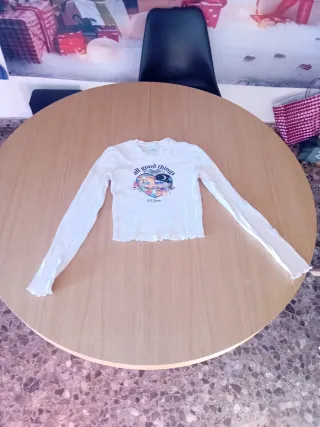 Camiseta Bershka manga larga