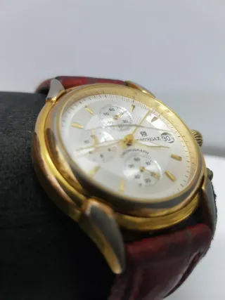 Reloj PERTEGAZ Cronógrafo Dorado y Marrón