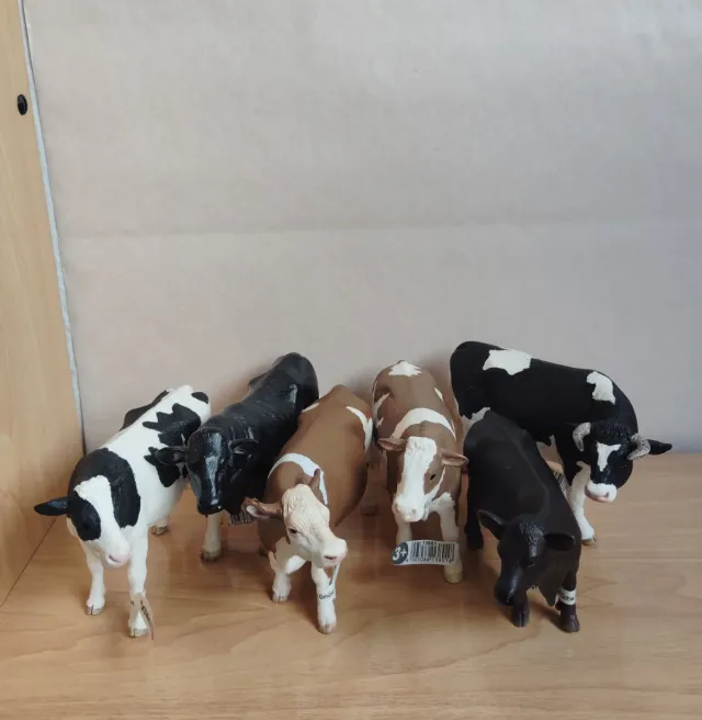 Conjunto di figure Schleich tori e vacche
