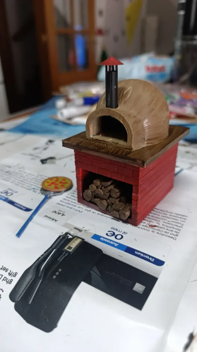 Horno 3D pintado artesanalmente