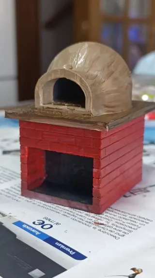 Horno 3D pintado artesanalmente
