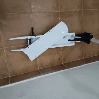 Chasis, manillar y rueda delantera patinete