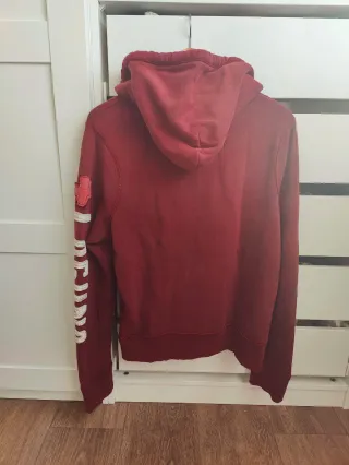 Sudadera Hollister Media Cremallera Talla M