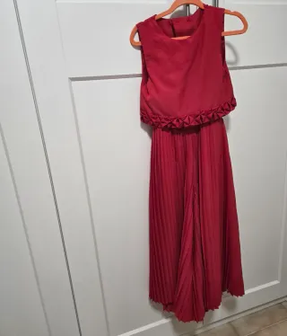 Traje fiesta Mayoral pantalón plisado rojo Talla 8
