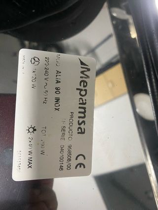 Campana Extractora Mepamsa ALIA 90cm