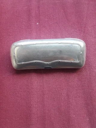 Estuche Trio Gafas Vintage Metal Plateado