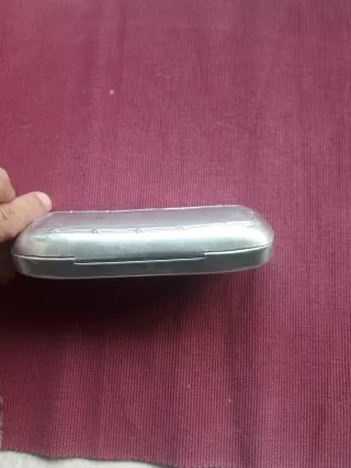 Estuche Trio Gafas Vintage Metal Plateado