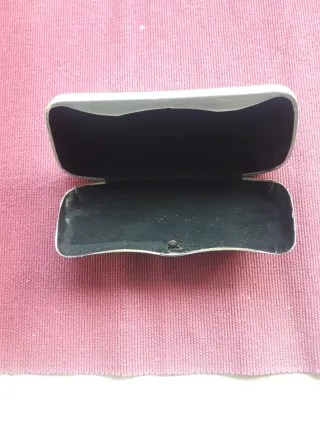 Estuche Trio Gafas Vintage Metal Plateado