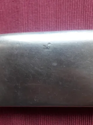 Estuche Trio Gafas Vintage Metal Plateado