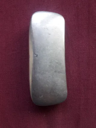 Estuche Trio Gafas Vintage Metal Plateado