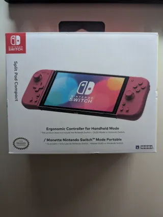 Hori Split Pad Compact Rosso Nintendo Switch